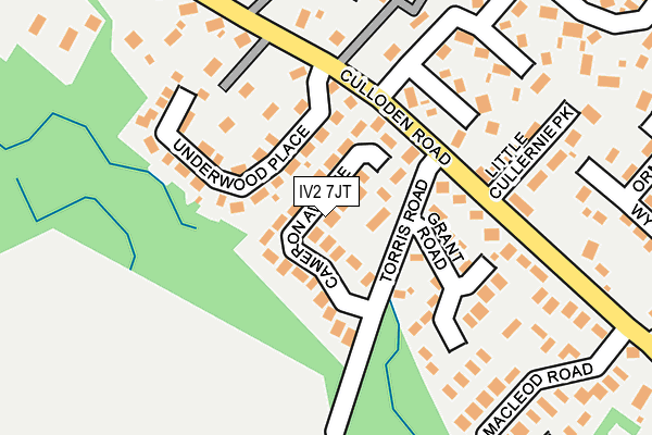 IV2 7JT map - OS OpenMap – Local (Ordnance Survey) IV2 7JT map - OS OpenMap – Local (Ordnance Survey)