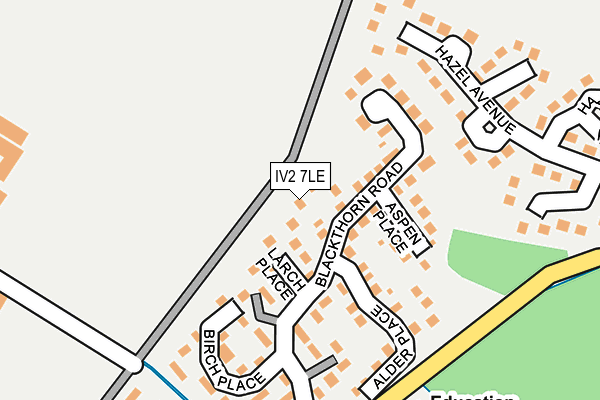 IV2 7LE map - OS OpenMap – Local (Ordnance Survey) IV2 7LE map - OS OpenMap – Local (Ordnance Survey)