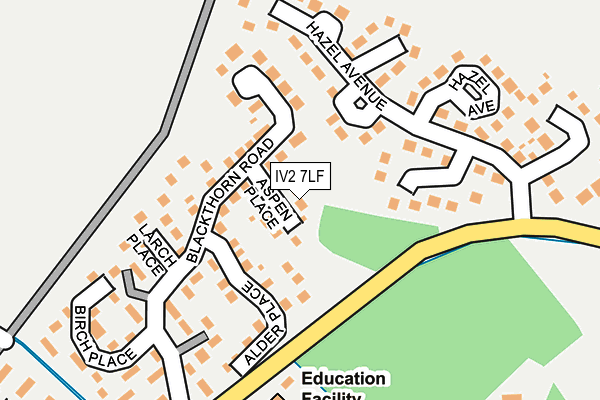 IV2 7LF map - OS OpenMap – Local (Ordnance Survey) IV2 7LF map - OS OpenMap – Local (Ordnance Survey)