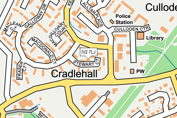 IV2 7LJ map - OS OpenMap – Local (Ordnance Survey) IV2 7LJ map - OS OpenMap – Local (Ordnance Survey)