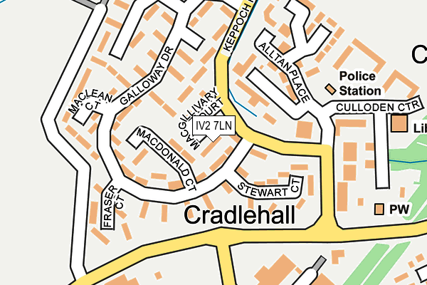 IV2 7LN map - OS OpenMap – Local (Ordnance Survey) IV2 7LN map - OS OpenMap – Local (Ordnance Survey)
