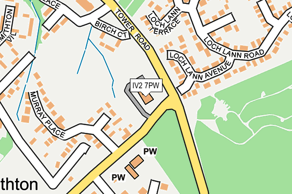 IV2 7PW map - OS OpenMap – Local (Ordnance Survey) IV2 7PW map - OS OpenMap – Local (Ordnance Survey)