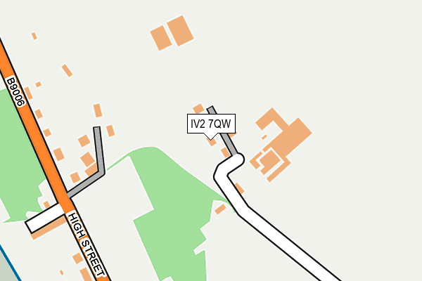 IV2 7QW map - OS OpenMap – Local (Ordnance Survey) IV2 7QW map - OS OpenMap – Local (Ordnance Survey)