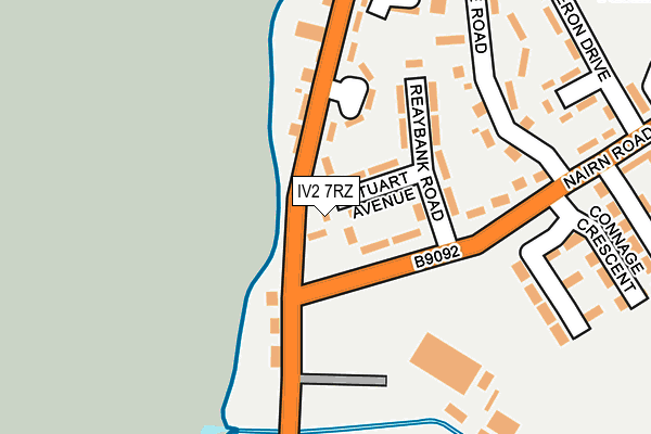 IV2 7RZ map - OS OpenMap – Local (Ordnance Survey) IV2 7RZ map - OS OpenMap – Local (Ordnance Survey)