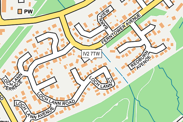 IV2 7TW map - OS OpenMap – Local (Ordnance Survey) IV2 7TW map - OS OpenMap – Local (Ordnance Survey)