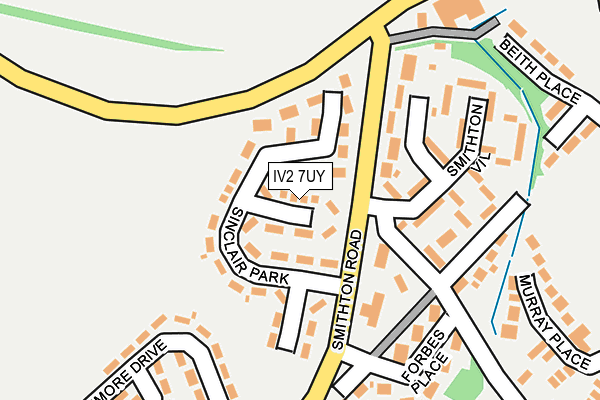 IV2 7UY map - OS OpenMap – Local (Ordnance Survey) IV2 7UY map - OS OpenMap – Local (Ordnance Survey)