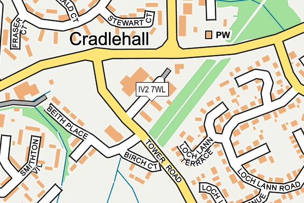 IV2 7WL map - OS OpenMap – Local (Ordnance Survey) IV2 7WL map - OS OpenMap – Local (Ordnance Survey)