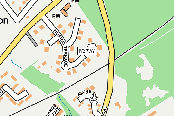 IV2 7WY map - OS OpenMap – Local (Ordnance Survey) IV2 7WY map - OS OpenMap – Local (Ordnance Survey)