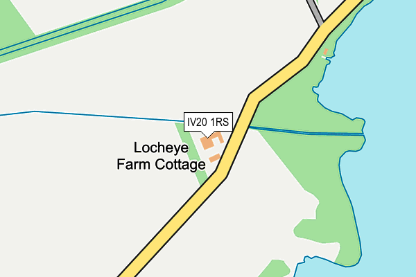 IV20 1RS map - OS OpenMap – Local (Ordnance Survey)
