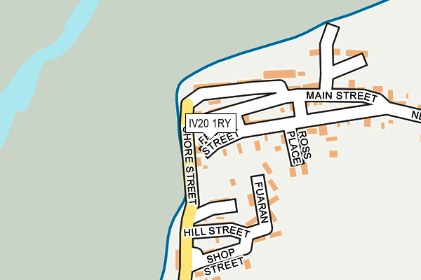 IV20 1RY map - OS OpenMap – Local (Ordnance Survey) IV20 1RY map - OS OpenMap – Local (Ordnance Survey)