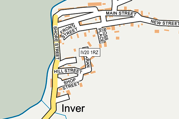 IV20 1RZ map - OS OpenMap – Local (Ordnance Survey) IV20 1RZ map - OS OpenMap – Local (Ordnance Survey)