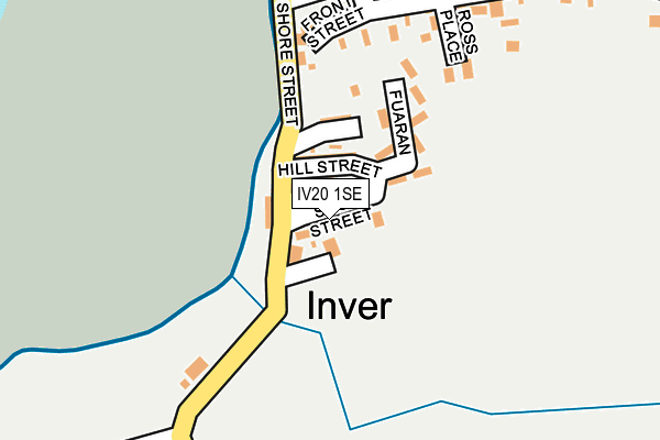 IV20 1SE map - OS OpenMap – Local (Ordnance Survey)