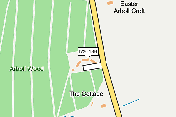 IV20 1SH map - OS OpenMap – Local (Ordnance Survey) IV20 1SH map - OS OpenMap – Local (Ordnance Survey)