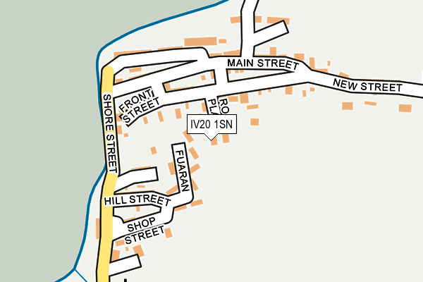 IV20 1SN map - OS OpenMap – Local (Ordnance Survey) IV20 1SN map - OS OpenMap – Local (Ordnance Survey)