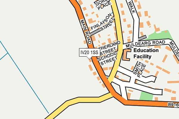 IV20 1SS map - OS OpenMap – Local (Ordnance Survey) IV20 1SS map - OS OpenMap – Local (Ordnance Survey)