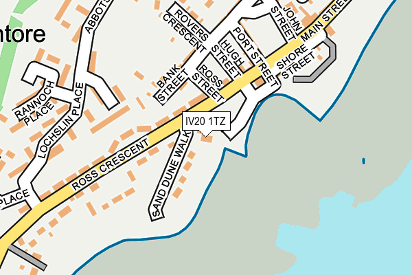 IV20 1TZ map - OS OpenMap – Local (Ordnance Survey) IV20 1TZ map - OS OpenMap – Local (Ordnance Survey)