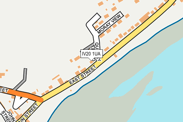 IV20 1UA map - OS OpenMap – Local (Ordnance Survey) IV20 1UA map - OS OpenMap – Local (Ordnance Survey)
