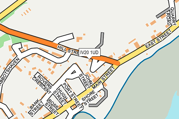 IV20 1UD map - OS OpenMap – Local (Ordnance Survey) IV20 1UD map - OS OpenMap – Local (Ordnance Survey)