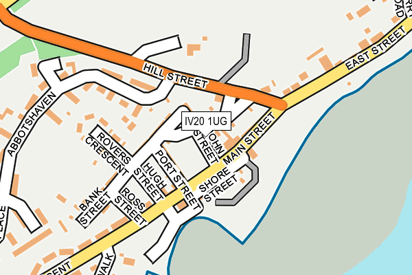 IV20 1UG map - OS OpenMap – Local (Ordnance Survey) IV20 1UG map - OS OpenMap – Local (Ordnance Survey)