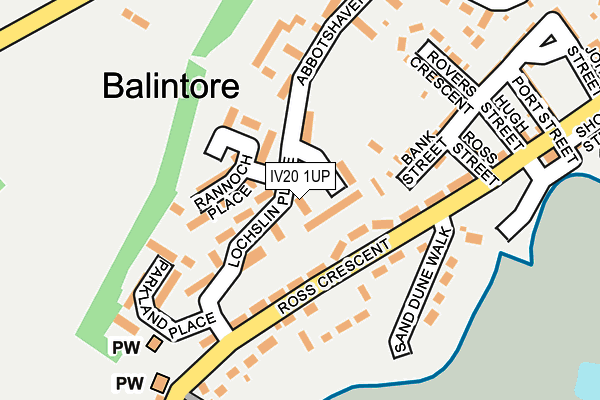 IV20 1UP map - OS OpenMap – Local (Ordnance Survey) IV20 1UP map - OS OpenMap – Local (Ordnance Survey)