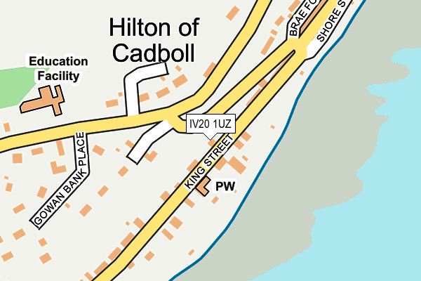 IV20 1UZ map - OS OpenMap – Local (Ordnance Survey) IV20 1UZ map - OS OpenMap – Local (Ordnance Survey)
