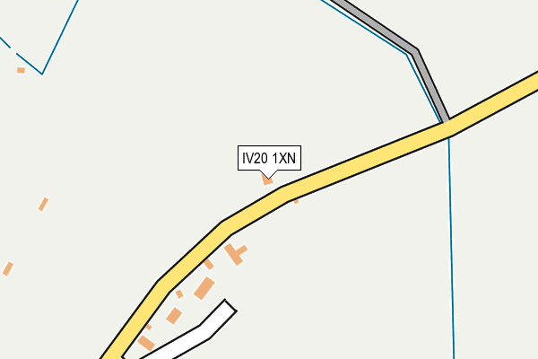IV20 1XN map - OS OpenMap – Local (Ordnance Survey) IV20 1XN map - OS OpenMap – Local (Ordnance Survey)