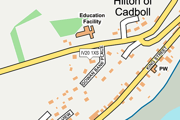 IV20 1XS map - OS OpenMap – Local (Ordnance Survey) IV20 1XS map - OS OpenMap – Local (Ordnance Survey)