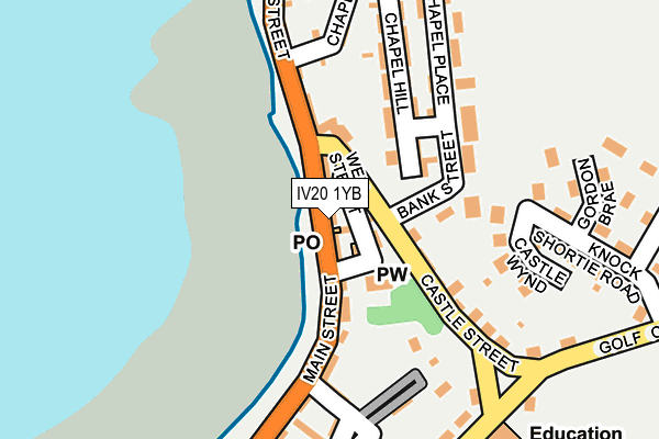 IV20 1YB map - OS OpenMap – Local (Ordnance Survey) IV20 1YB map - OS OpenMap – Local (Ordnance Survey)