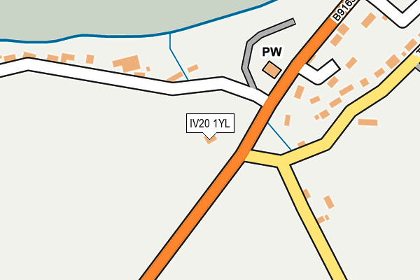 IV20 1YL map - OS OpenMap – Local (Ordnance Survey) IV20 1YL map - OS OpenMap – Local (Ordnance Survey)
