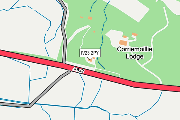 IV23 2PY map - OS OpenMap – Local (Ordnance Survey) IV23 2PY map - OS OpenMap – Local (Ordnance Survey)