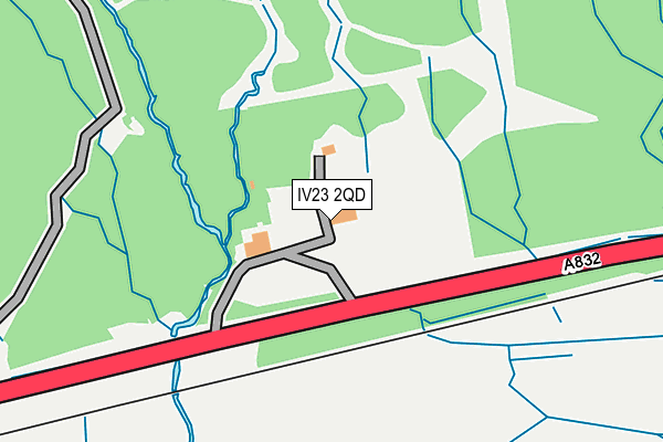 IV23 2QD map - OS OpenMap – Local (Ordnance Survey) IV23 2QD map - OS OpenMap – Local (Ordnance Survey)