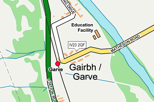 IV23 2QF map - OS OpenMap – Local (Ordnance Survey) IV23 2QF map - OS OpenMap – Local (Ordnance Survey)