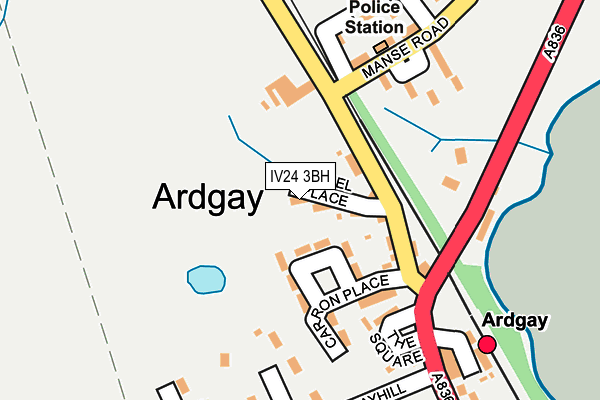 IV24 3BH map - OS OpenMap – Local (Ordnance Survey) IV24 3BH map - OS OpenMap – Local (Ordnance Survey)