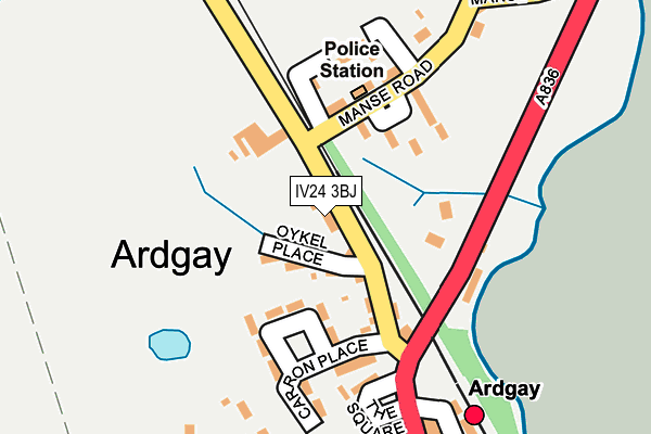 IV24 3BJ map - OS OpenMap – Local (Ordnance Survey) IV24 3BJ map - OS OpenMap – Local (Ordnance Survey)