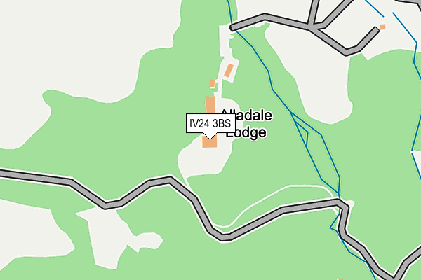 IV24 3BS map - OS OpenMap – Local (Ordnance Survey) IV24 3BS map - OS OpenMap – Local (Ordnance Survey)