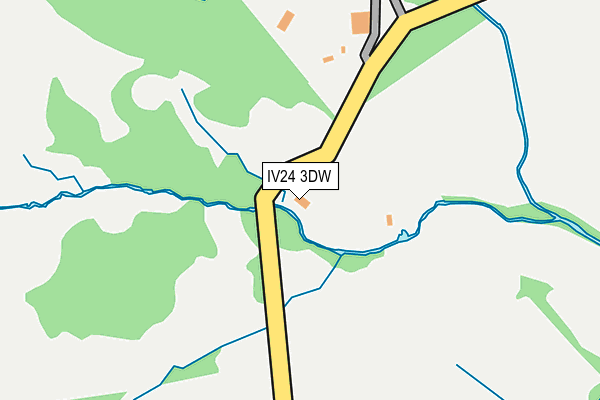 IV24 3DW map - OS OpenMap – Local (Ordnance Survey) IV24 3DW map - OS OpenMap – Local (Ordnance Survey)