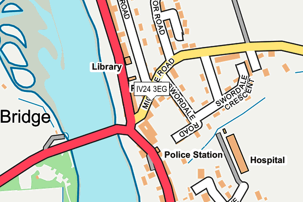 IV24 3EG map - OS OpenMap – Local (Ordnance Survey) IV24 3EG map - OS OpenMap – Local (Ordnance Survey)
