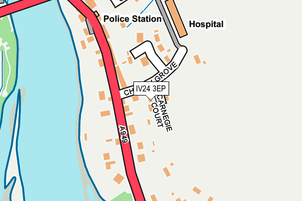 IV24 3EP map - OS OpenMap – Local (Ordnance Survey) IV24 3EP map - OS OpenMap – Local (Ordnance Survey)
