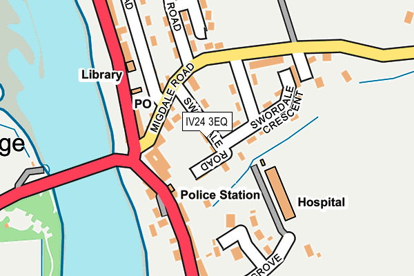 IV24 3EQ map - OS OpenMap – Local (Ordnance Survey) IV24 3EQ map - OS OpenMap – Local (Ordnance Survey)