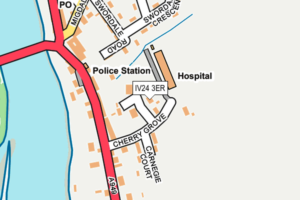 IV24 3ER map - OS OpenMap – Local (Ordnance Survey) IV24 3ER map - OS OpenMap – Local (Ordnance Survey)