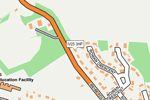 IV25 3HP map - OS OpenMap – Local (Ordnance Survey)