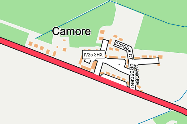 IV25 3HX map - OS OpenMap – Local (Ordnance Survey) IV25 3HX map - OS OpenMap – Local (Ordnance Survey)