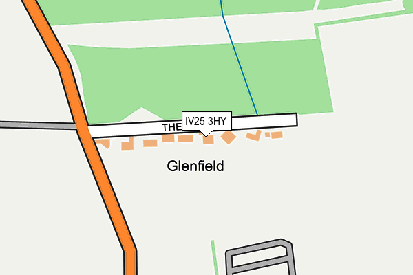IV25 3HY map - OS OpenMap – Local (Ordnance Survey)