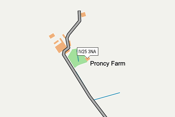 IV25 3NA map - OS OpenMap – Local (Ordnance Survey)