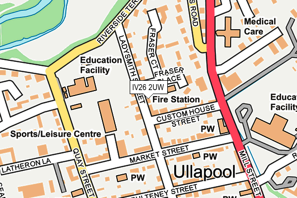 IV26 2UW map - OS OpenMap – Local (Ordnance Survey) IV26 2UW map - OS OpenMap – Local (Ordnance Survey)