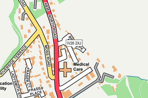 IV26 2XJ map - OS OpenMap – Local (Ordnance Survey) IV26 2XJ map - OS OpenMap – Local (Ordnance Survey)