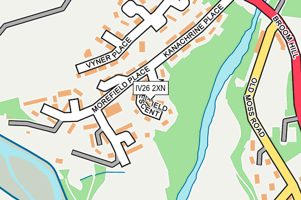 IV26 2XN map - OS OpenMap – Local (Ordnance Survey) IV26 2XN map - OS OpenMap – Local (Ordnance Survey)