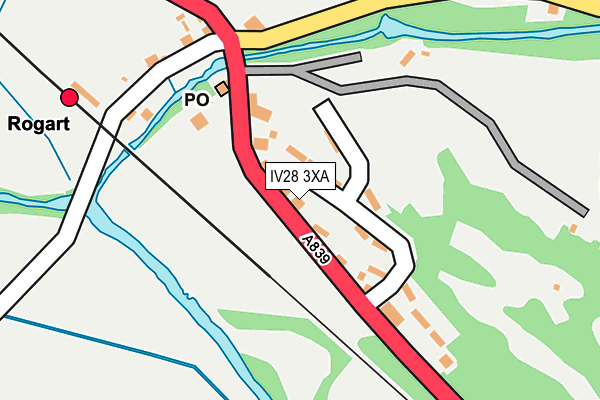 IV28 3XA map - OS OpenMap – Local (Ordnance Survey) IV28 3XA map - OS OpenMap – Local (Ordnance Survey)