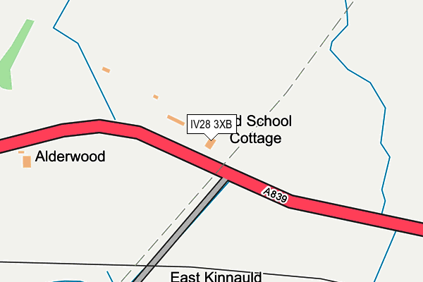 IV28 3XB map - OS OpenMap – Local (Ordnance Survey) IV28 3XB map - OS OpenMap – Local (Ordnance Survey)