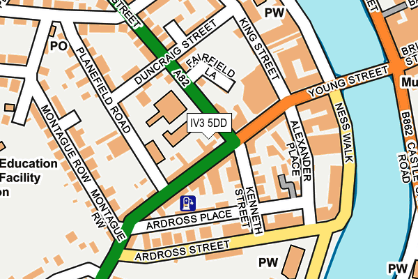 IV3 5DD map - OS OpenMap – Local (Ordnance Survey) IV3 5DD map - OS OpenMap – Local (Ordnance Survey)